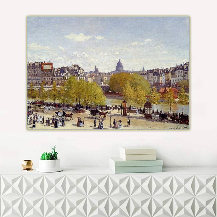 クロード・モネ、Ｃｌａｕｄｅ Ｍｏｎｅｔ、トルーヴィルの海岸 Amazon.co.jp: ポスター印象派の画家クロード・モネ